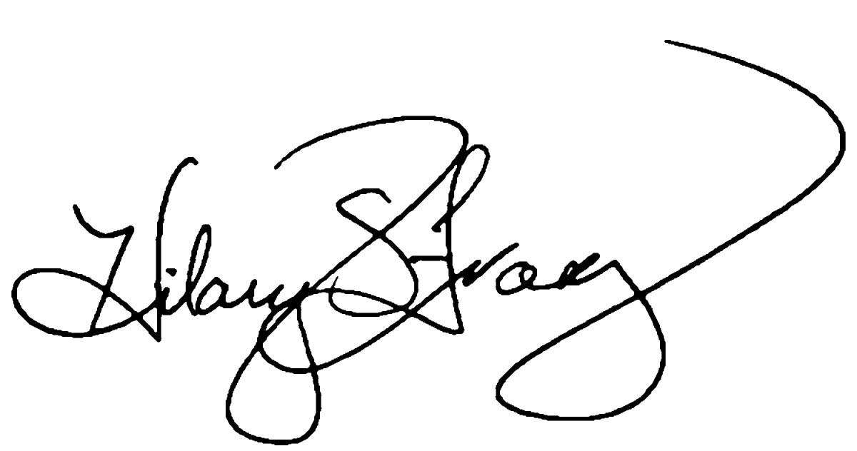 Hilary Franz signature 