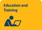Graphic with Link to Education and Training