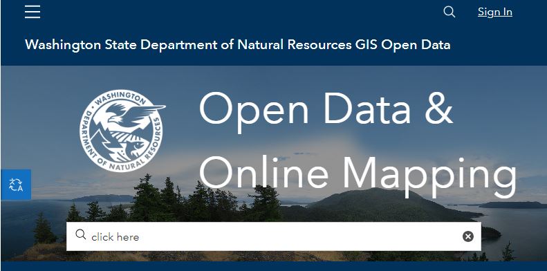 Click on icon to visit the GIS portal page