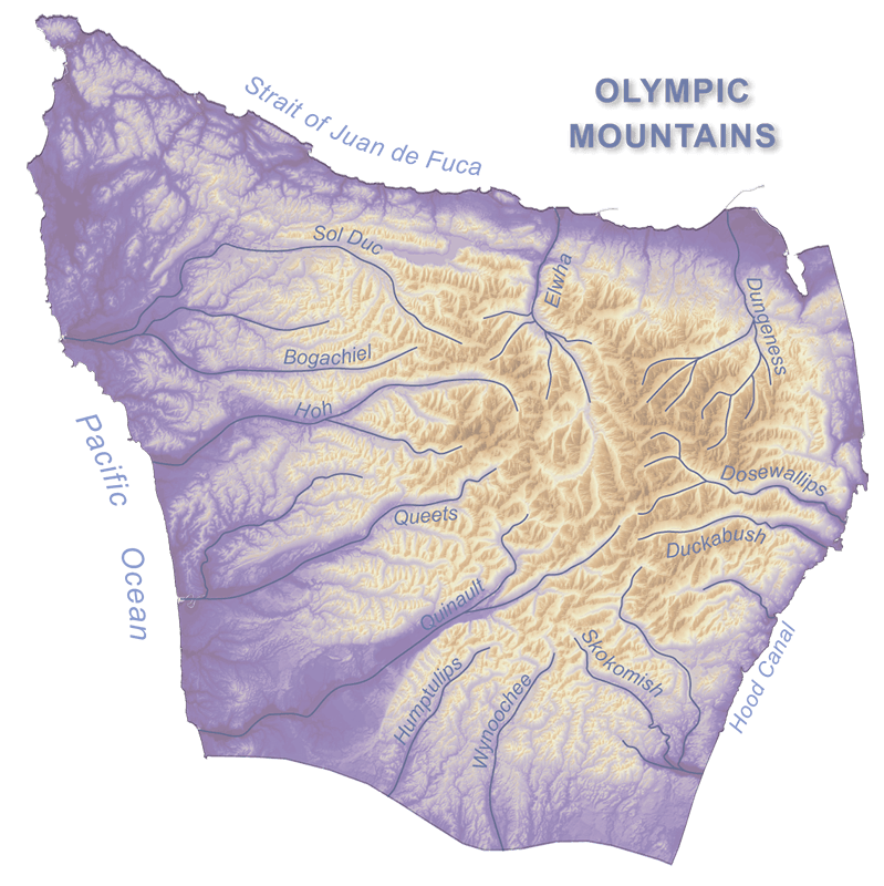 Map of the Olympics