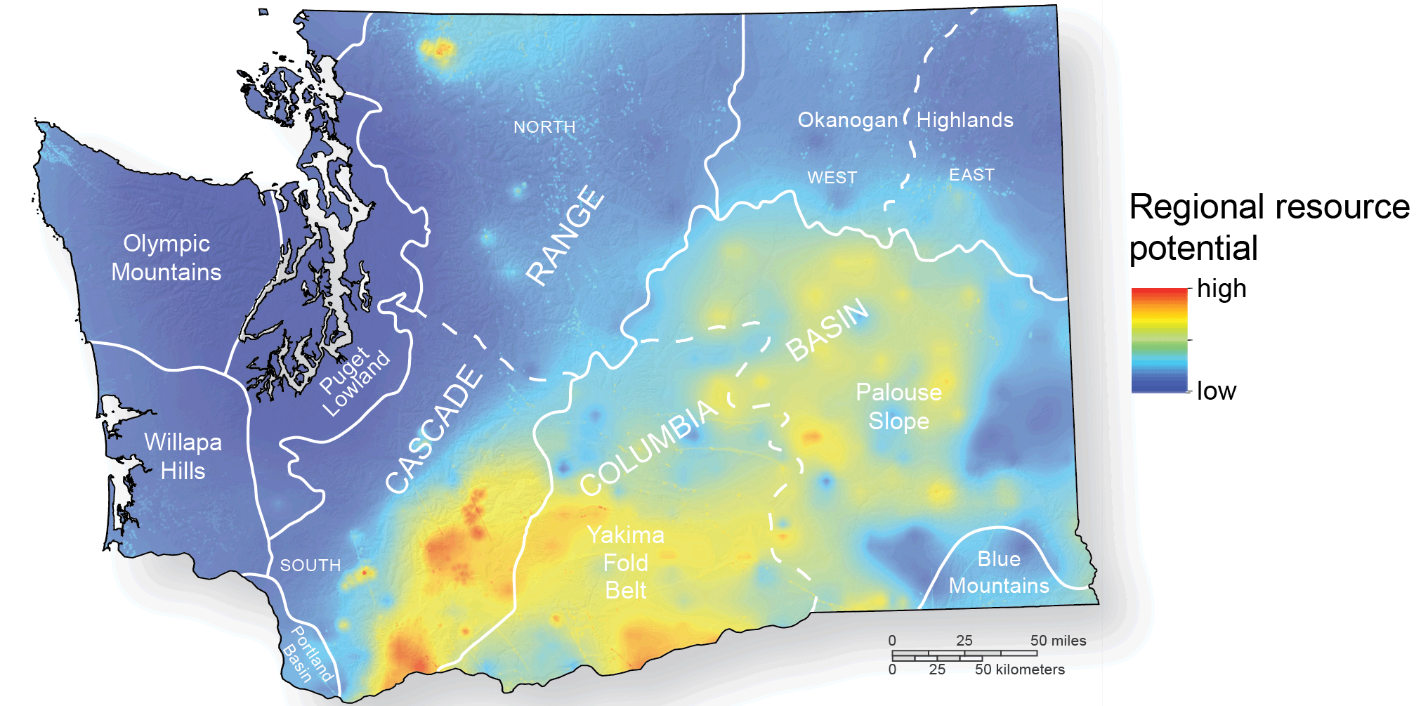 Dnr Maps Washington State Geothermal Resources | Wa - Dnr