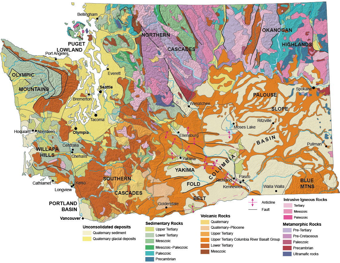 Geologic Provinces of Washington