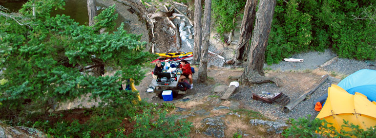 Camping at Lummi Island - Photo by Jason Goldstein 