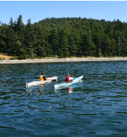 Kayakers at Cypress Island